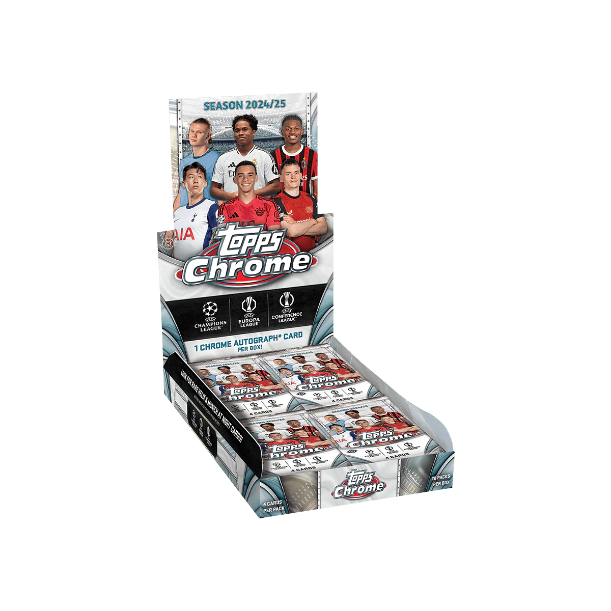 2024/25 Topps Chrome UEFA Club Competitions Soccer Hobby Box