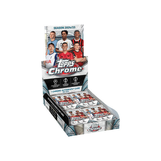 2024/25 Topps Chrome UEFA Club Competitions Soccer Hobby Box