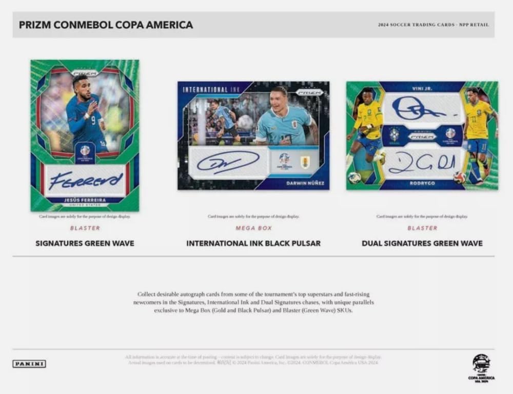 2023/24 Panini Prizm Copa America Soccer Mega Box