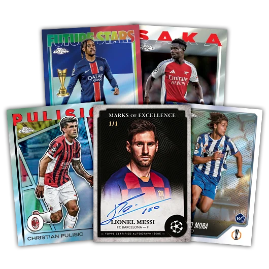2024/25 Topps Chrome UEFA Club Competitions Soccer Hobby Box