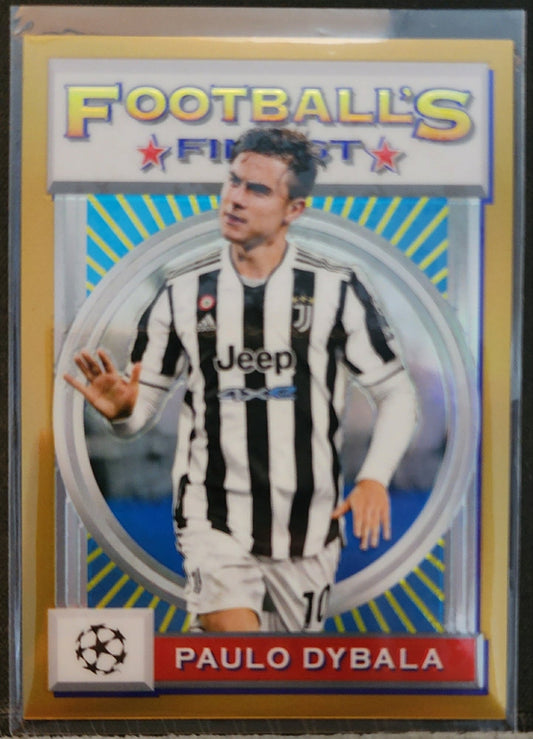 2021-22 Topps Finest Flashbacks UEFA Paulo Dybala Juventus